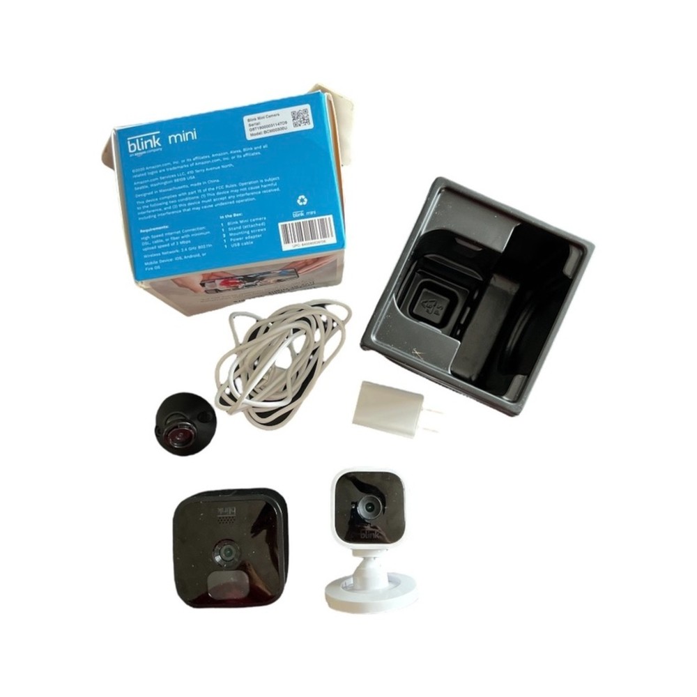 Blink mini Cameras PARTS ONLY model BCM00300U indoor / outdoor
